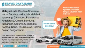 travel termurah Jabodetabek - jawabarat - travel GAYA BARU